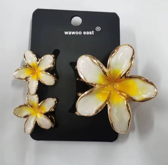 Colorful Flower Clips