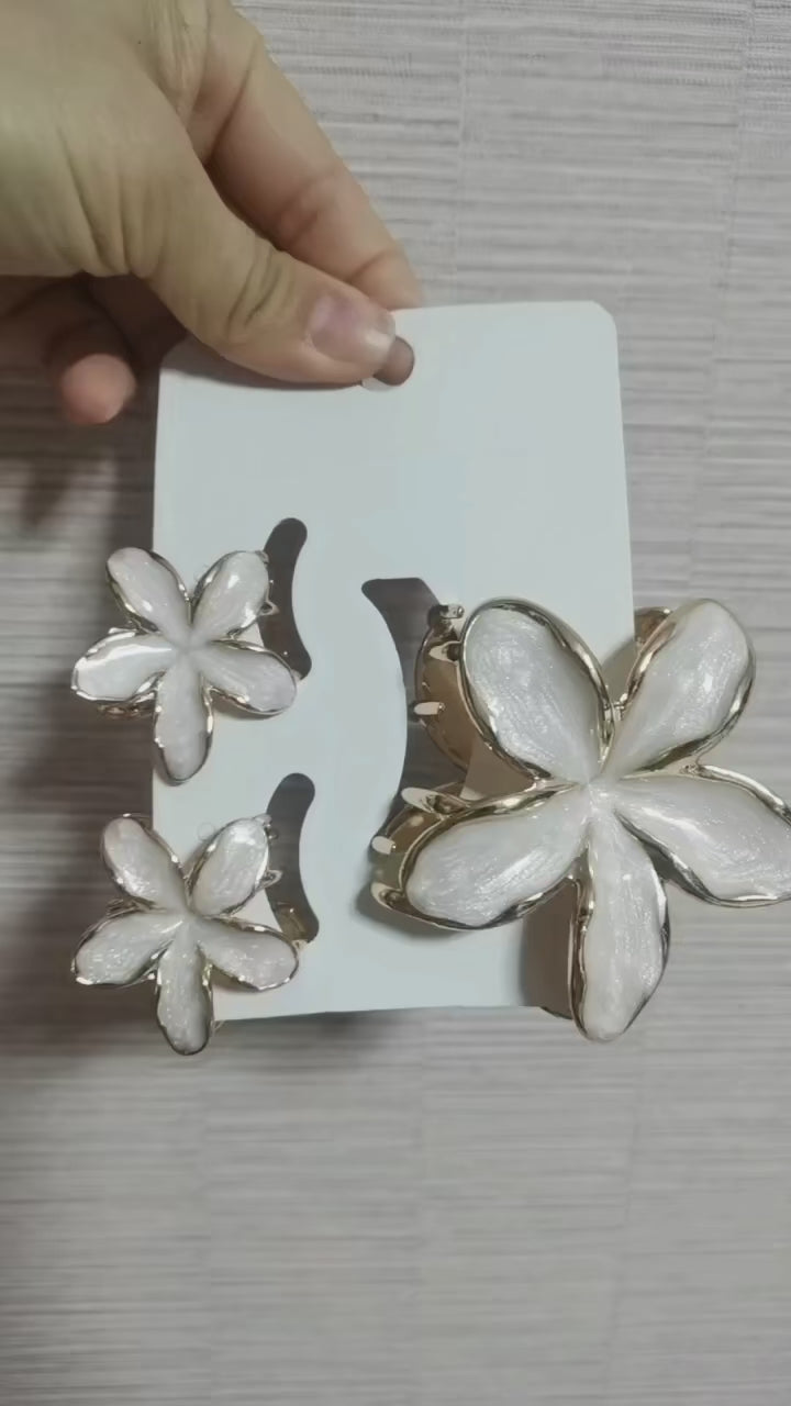 Colorful Flower Clips